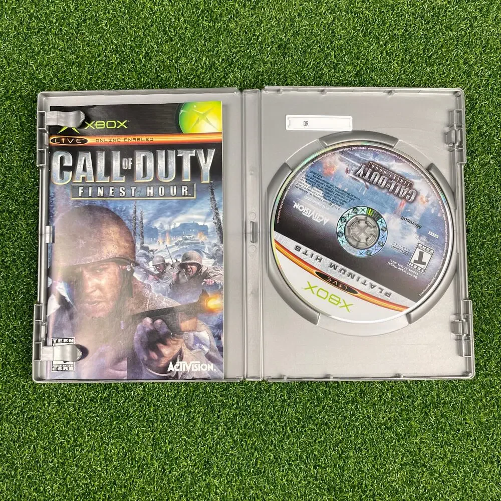 Call of Duty: Finest Hour (Microsoft Xbox, 2004) CIB Tested Working